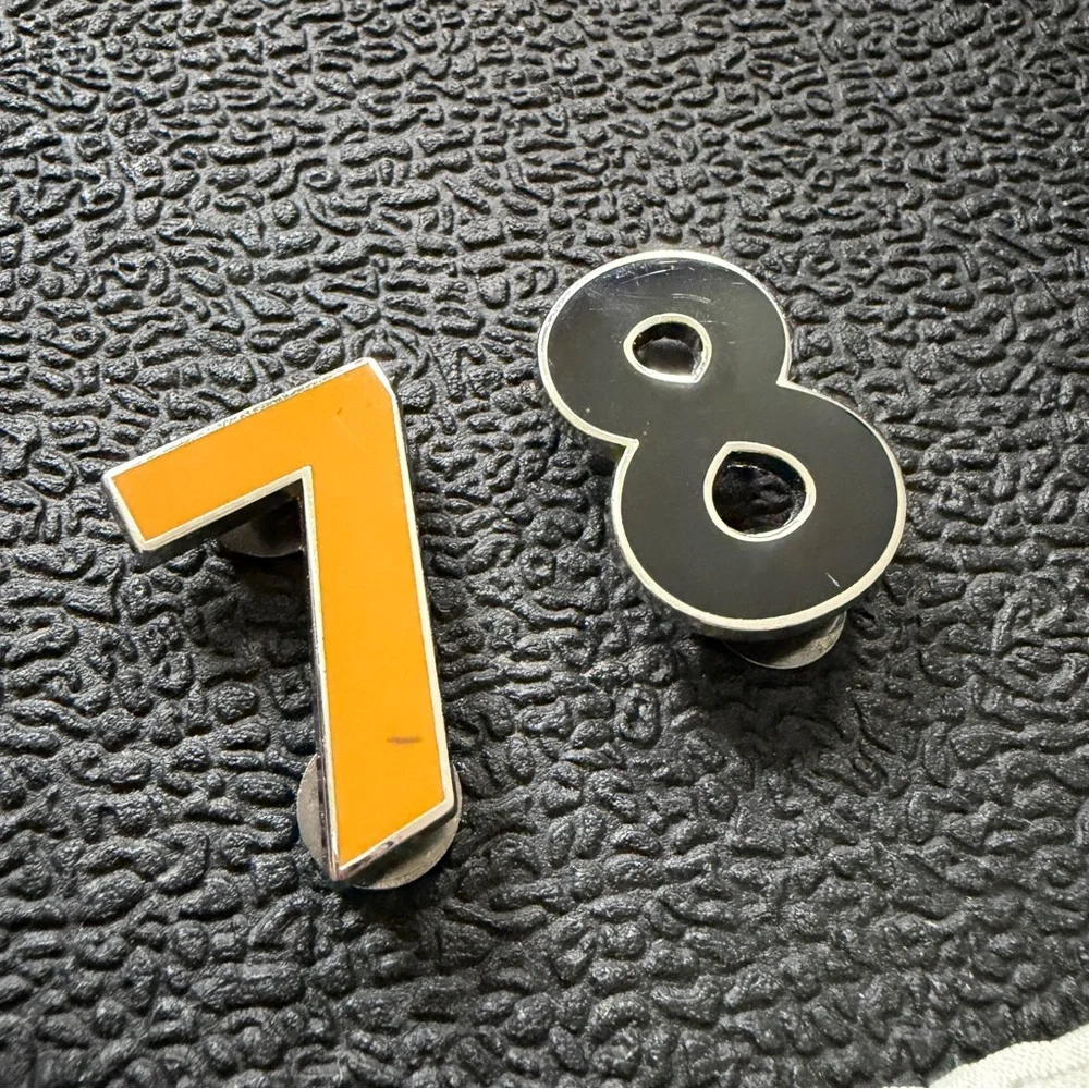 Coach Create Bag Pin Charm Numbers 7 8 Customization - Picture 3 of 4